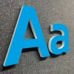 Foamex Letters - Light Blue