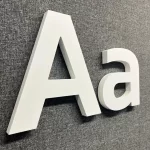 Foamex Letters - White