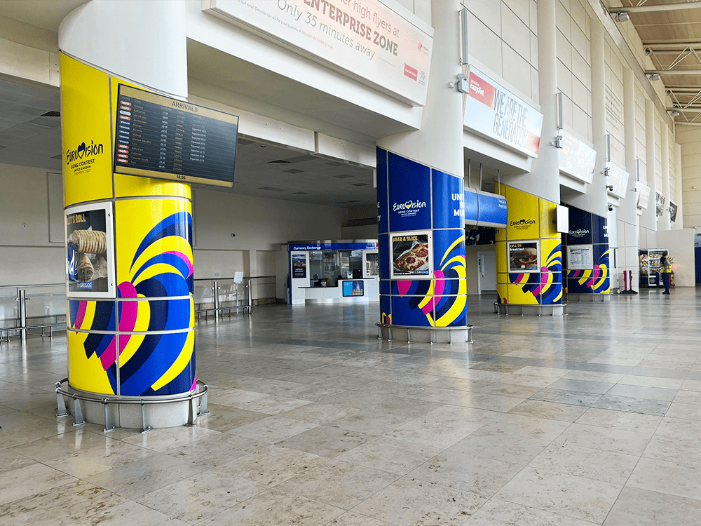 Pillars Branded For Eurovision