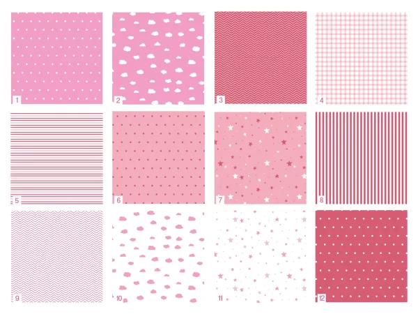 Personalised Nursery Letters - Pink Pattern