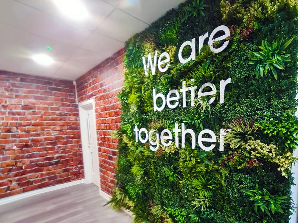 Interior office signage