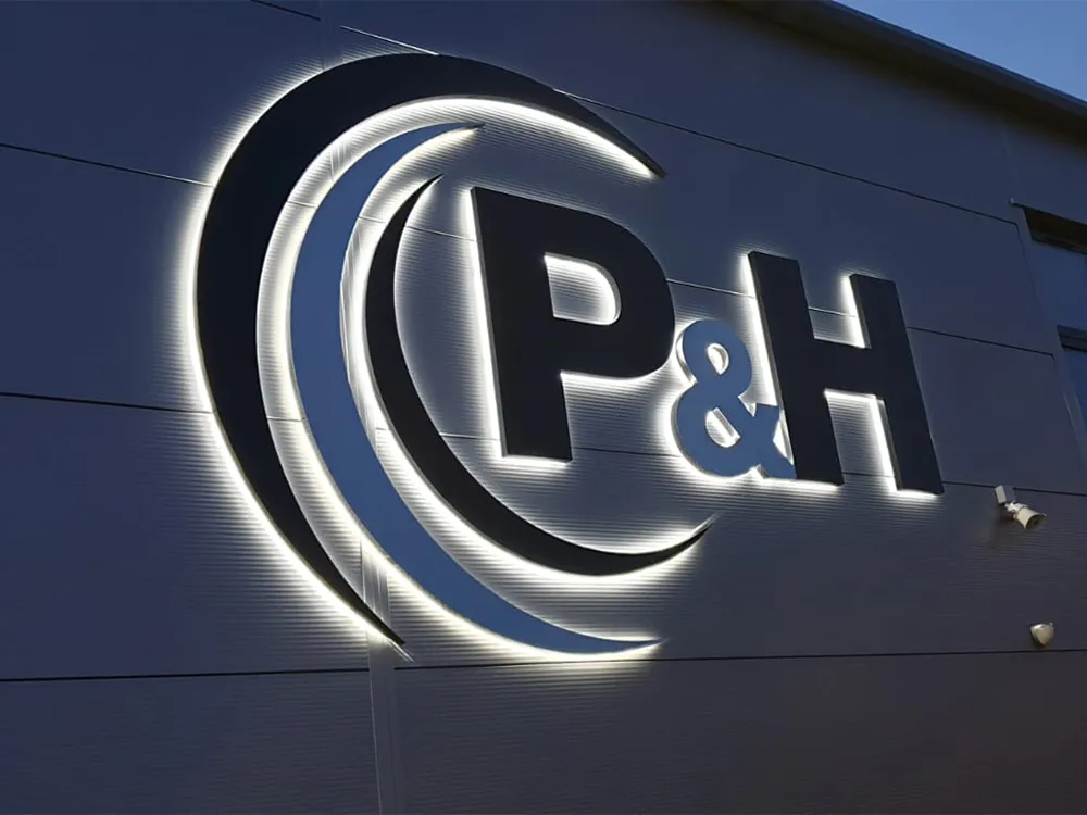 P&H Exterior Signage Warrington